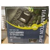 Hampton Bay LED Black Well/Deck Light x8