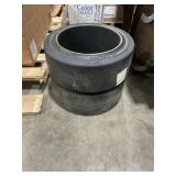 (2) Trelleborg 18'DIA Forklift Wheels