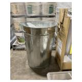 33 Gallon Metal Trash Can x 2