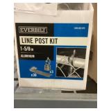 Case of Everbilt 1-5/8' Aluminum Line Post Kits