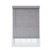 36' x 72' Cordless Faux Wood Blinds in Gray