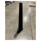 4Pk 23'H Black Metal Table Legs