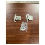 Bag of (6) Brainerd® Self-Closing Hinges in Nickel
