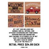 18' x 30' Coir Welcome Mat x 4