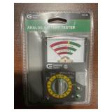 Commercial Electric Analog Battery Tester x 4