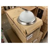 12'DIA Light Fixture in Brushed Nickel x 6Pcs