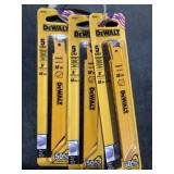 DeWalt 5 Pck. 6' 18TPI Recip. Saw Blades x3