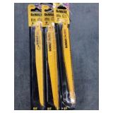 DeWalt 5 Pck. Mix 9' Recip. Saw Blades x3
