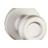 Kwikset Patio/Porch Satin Nickel Entry Knobs x 4