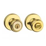 Kwikset Keyed Alike Polished Brass Doorknobs x 13