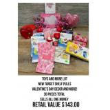 Toys and Valentines Lot