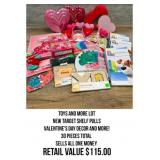Toys and Valentines Lot
