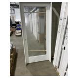 36' x 80' FV Fiberglass RH Interior Door in White