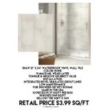 Shaw 12' x 24' Waterproof Vinyl Wall Tile x349 SF
