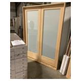60' x 80' Red Oak French Doors w/ Glass