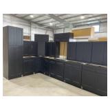 15Pc Silvercreek 30' Midnight Shaker Kitchen