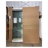 72' x 80' LH White Vinyl Patio Door