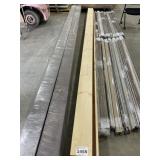 17Ft Unfinished Pine Wood Beam x 2Pcs