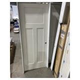32' x 80' RH 3-Panel MDF Interior Door