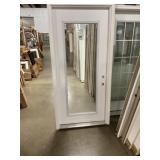 36' x 80' LH Fiberglass Full-View Exterior Door