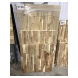 Mixed Size Acacia Butcher Block Slabs x 3Pcs