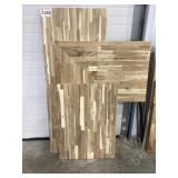 Mixed Size Acacia Butcher Block Pieces x 3