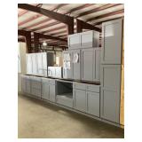 12Pc 36' Pacific Gray Kitchen Set