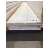11-1/4' x 16' Primed Wood Boards x 64 LF