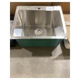 25' x 22' Single Bowl Sink