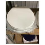 Round Bowl Toilet Seat in White x 3Pcs