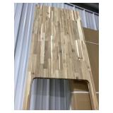 25' x 9' Acadia Countertop Butcher Block Insert