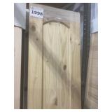 36' x 80' 2-Panel Pine Bifold Door