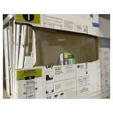 Box of (2) 48' Clear Glass Shower Door Panels