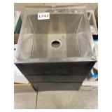 Single Bowl Vanity 22' x 22' x 35