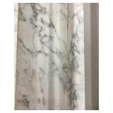 26' x 12' White w Dark Gray Marble Formica Counter