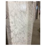 26' x 12' White w Gray Marble Formica Countertop
