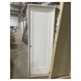 28' x 80' RH 1-Panel Primed White Interior Door