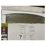 Box of (2) 52'-60' Rain Shower Glass Panels