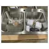 33' Glacier Bay Double Bowl SInk
