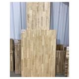 Mixed Size Hevea Bitcher Block Slabs x 2Pcs