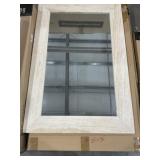 24' x 36' Mirror with Travertine Stone Frame