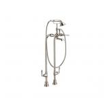 DXV Platinum Nickel Floor Mount Tub Filler