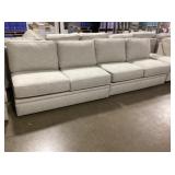 124'L 2-Piece Armless Cross-Stich Gray