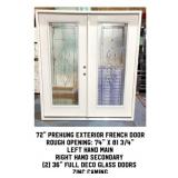72' Prehung Exterior French Door