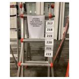 Little Giant Aluminum Extendable Ladder w/wheels