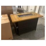 43' Propane Fire Table w/ Painted Iron Top