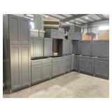 15Pc 30' Silvercreek Platinum Shaker Kitchen