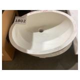 21' x 14' Oval Sink x2