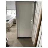 36' x 80' Steel Exterior in White