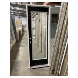 28' x 80' RH Full-View FG Exterior Door in Black